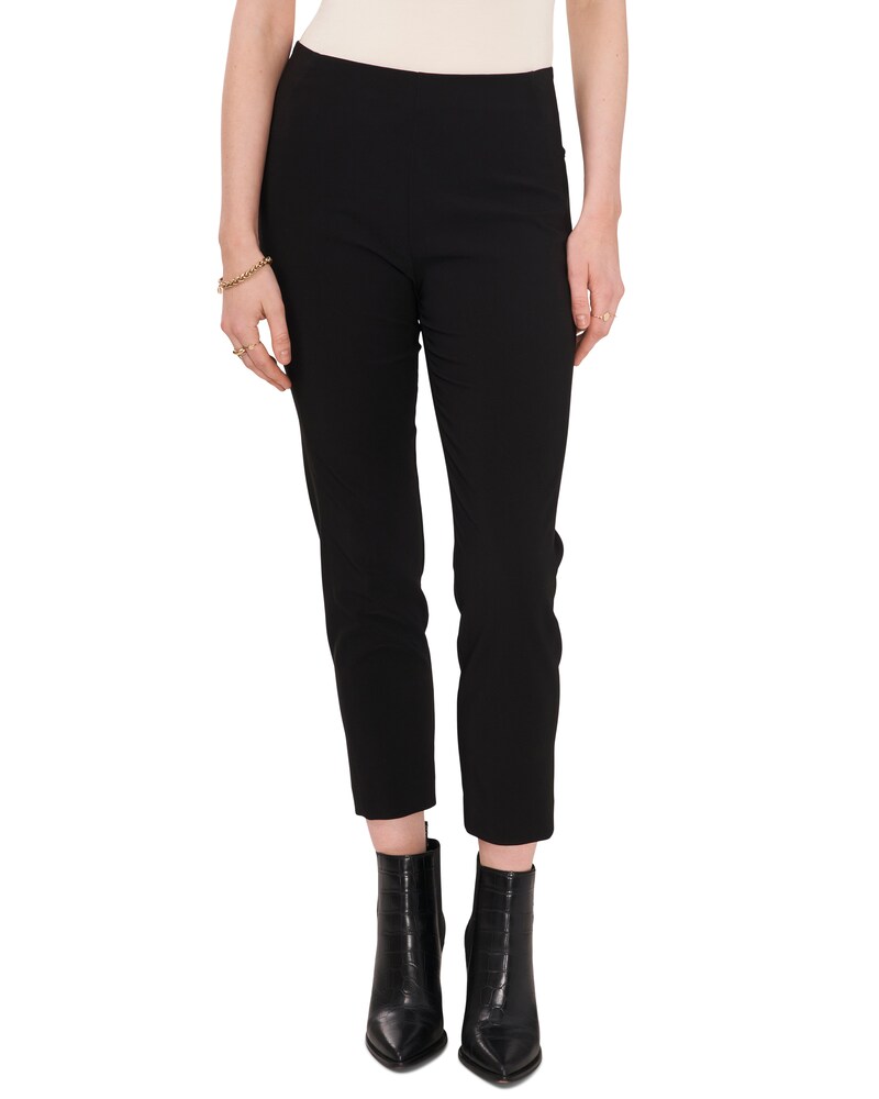Vince Camuto | Cropped Skinny Trousers Rich Black | Item ID-OXUQ3422