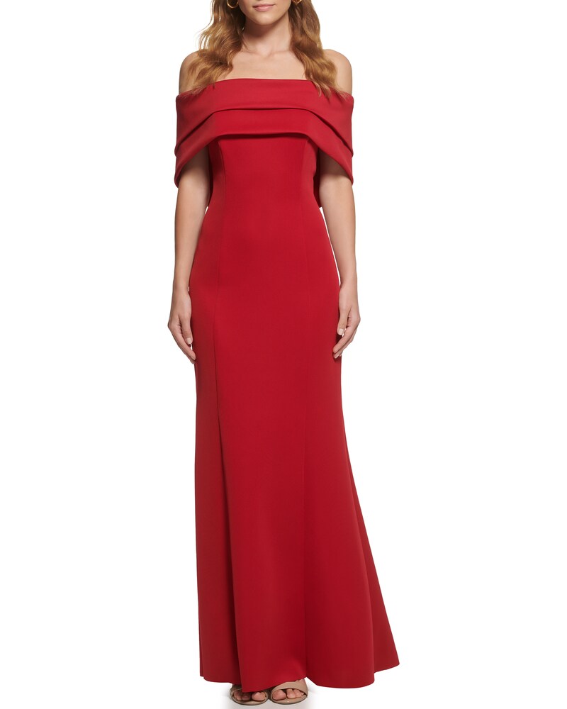 Vince Camuto | Off-The-Shoulder Gown Ruby | Item ID-ZVUR1483