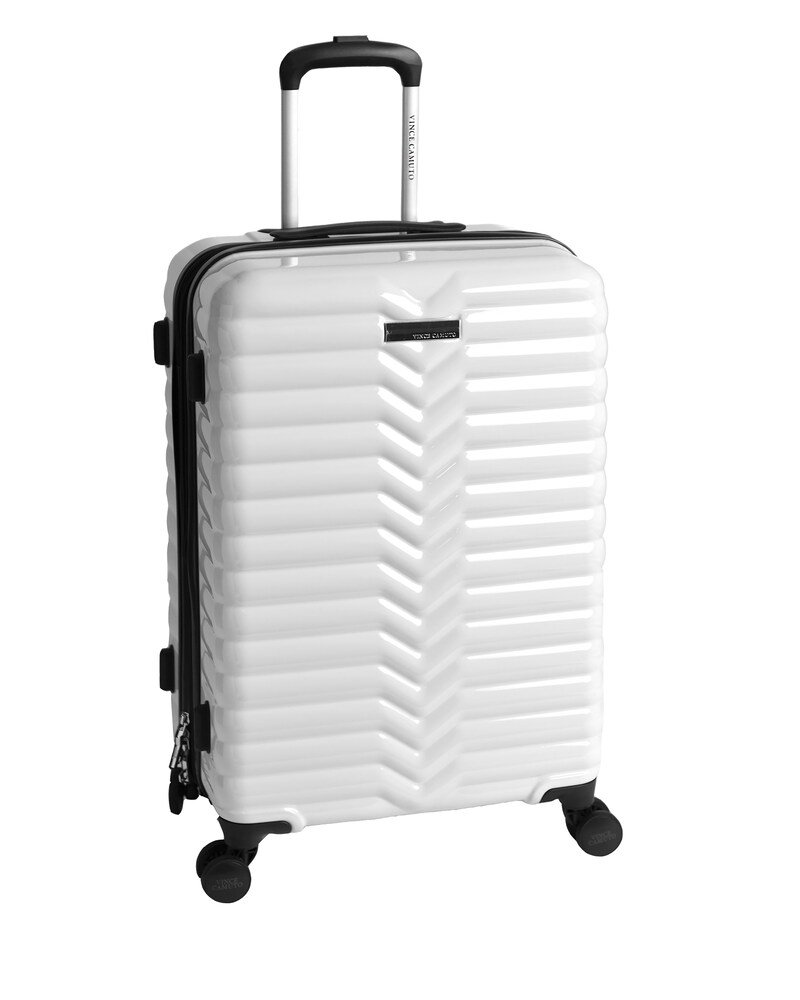 Vince Camuto | Avery 24" Expandable Hardside Suitcase White | Item ID-LBRN8040