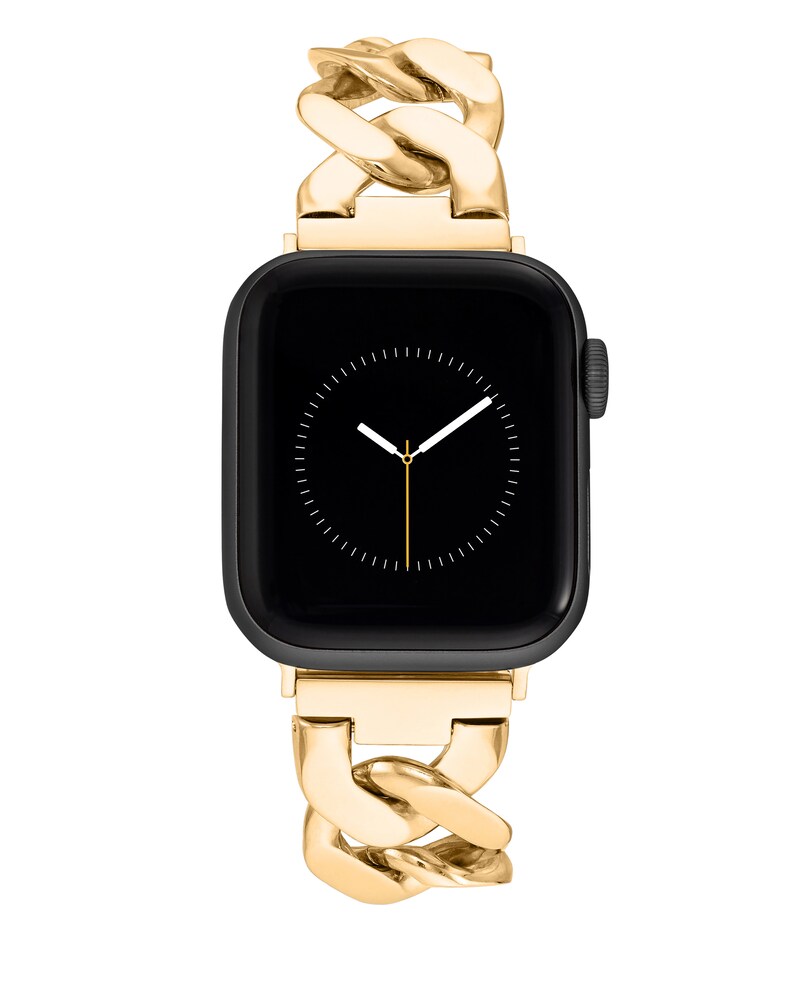 Vince Camuto | Goldtone Curb-Chain Bracelet For Apple Watch Gold | Item ID-XRIW6300