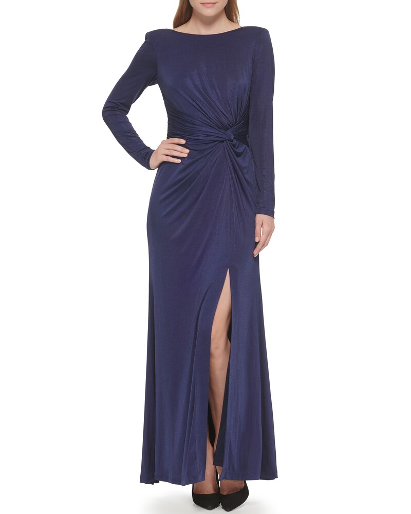 Vince Camuto | Ruched Gown Navy | Item ID-BLXD6328