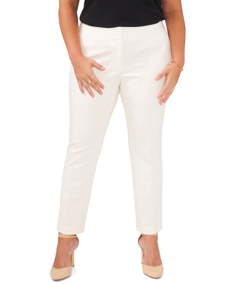 Vince Camuto | Cropped Trousers (Plus Size) New Ivory | Item ID-FHZO0448