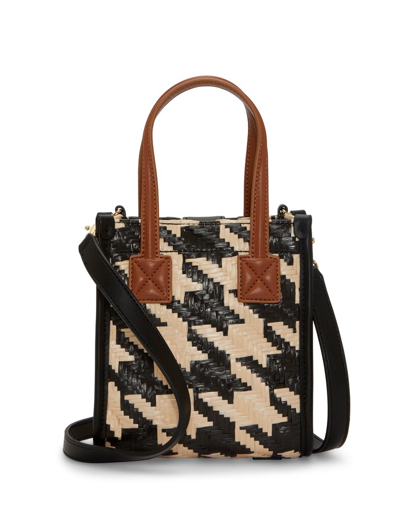 Vince Camuto | Saly Small Shopper Black/Natural | Item ID-DMTA4413